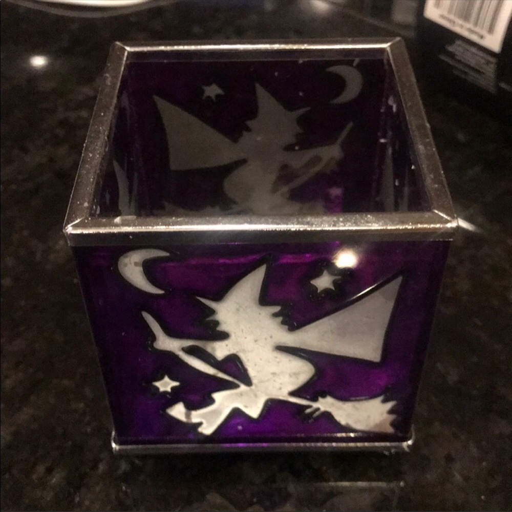 Small Halloween candle holder